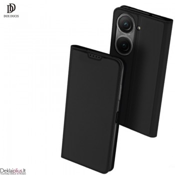 Dux Ducis Skin Pro dirbtinės odos dėklas - juodas (Asus Zenfone 9/Zenfone 10) Dux Ducis Skin Pro dirbtinės odos dėklas - juodas (Asus Zenfone 9/Zenfone 10)